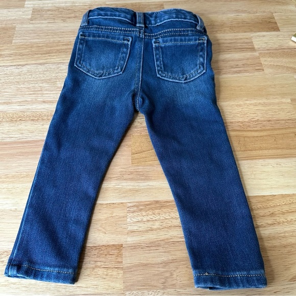 CAT & JACK BABY GIRL BLUE DENIM JEGGING SIZE 18M - Picture 2 of 8